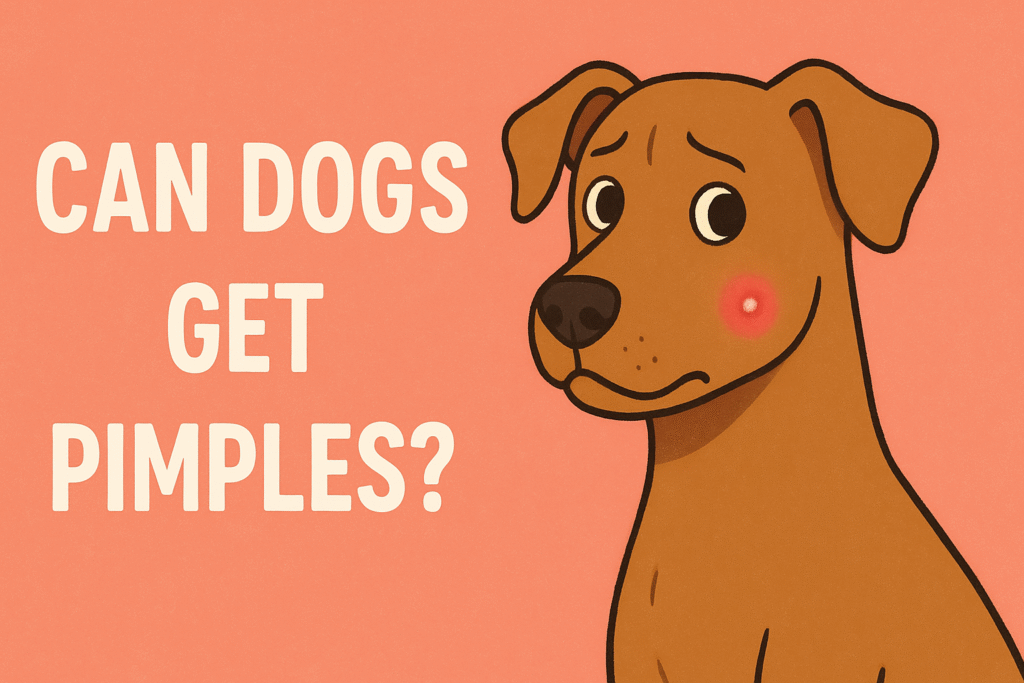 Can dogs get pimples