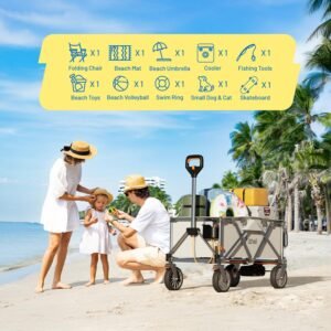 Litheli Electric Utility Wagon Cart Review: Heavy Duty Power for Any Adventure