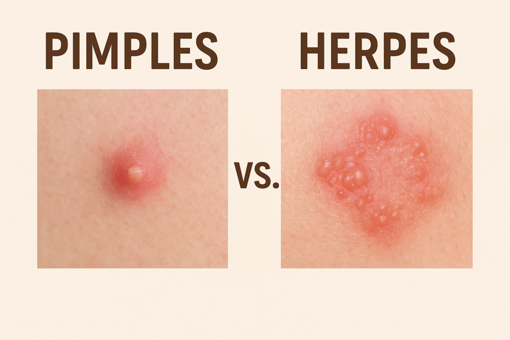 Pimples vs. Herpes